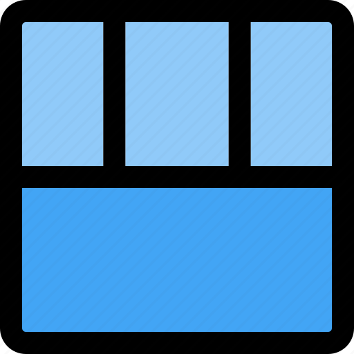 Bottom, row, grid, table icon - Download on Iconfinder