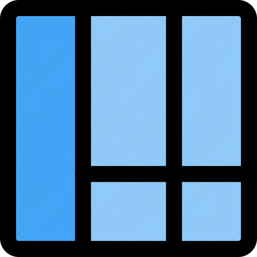 Left, sidebar, list, grid, layout icon - Download on Iconfinder