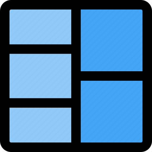 Right, double, row, grid icon - Download on Iconfinder