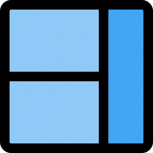 Right, sidebar, layout, grid icon - Download on Iconfinder