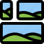 top, left, image, grid 