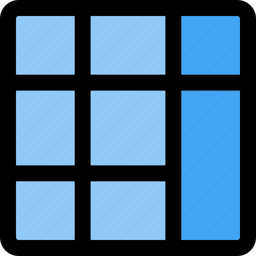 Vertical, left, content, grid icon - Download on Iconfinder