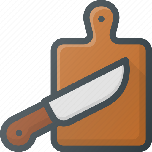 Board, cook, cutting, grill, kitchen, knife, preparation icon - Download on Iconfinder