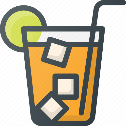 Coctail, cold, drink, fresh, ice, lemon, summer icon - Download on Iconfinder