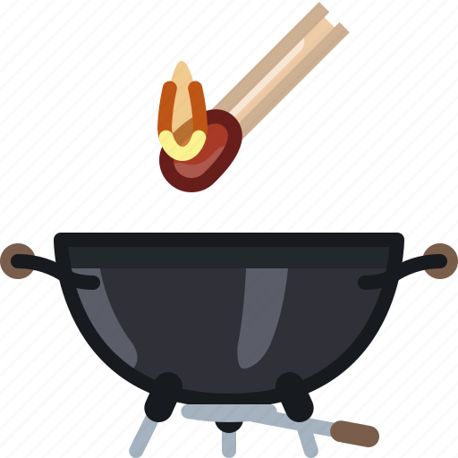 Cooking, fire, flame, grill, matches, barbecue icon - Download on Iconfinder