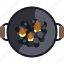 briquettes, coal, cooking, flames, grill, barbecue 