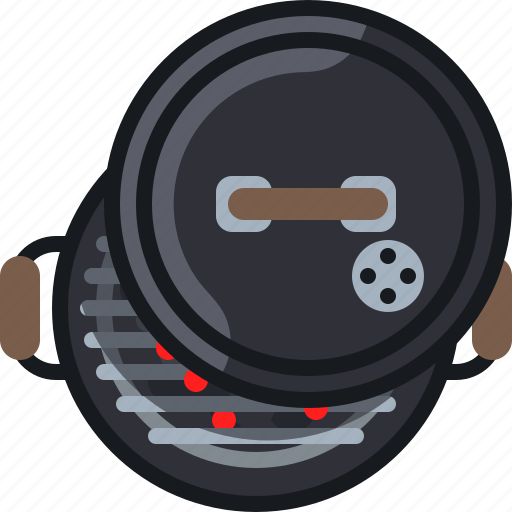 Coal, cooking, embers, grill, lid, barbecue icon - Download on Iconfinder