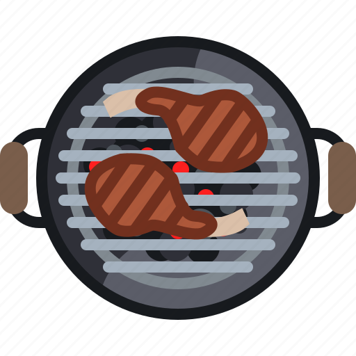Coal, cooking, embers, grill, ribs, barbecue icon - Download on Iconfinder