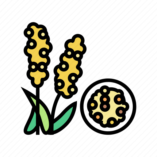 Chumiz, groat, groats, natural, food, amaranth icon - Download on Iconfinder