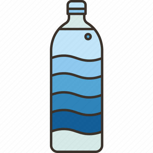 Water, bottle, drink, mineral, refreshing icon - Download on Iconfinder