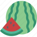 watermelon, fruit, sliced, fresh, juicy