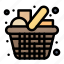 cart, grocery, items, kitchen, shopping 