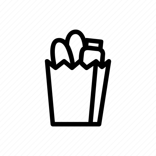 Contour, grocery, home, house, silhouette icon - Download on Iconfinder