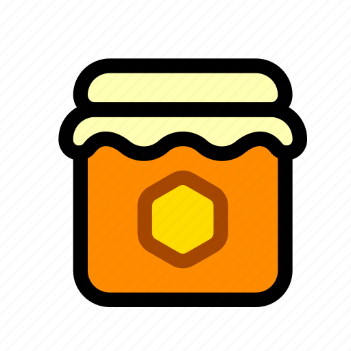 Honey, jar, food, grocery, sweets, jam, sugar icon - Download on Iconfinder