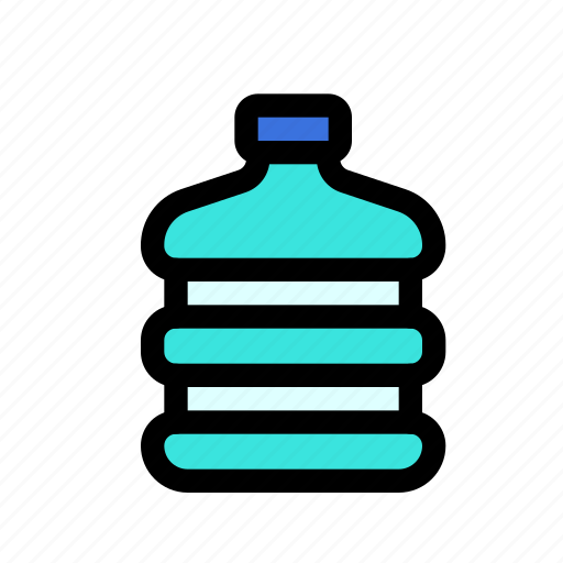 Water, gallon, drink, fresh, mineral, spring, distilled icon - Download on Iconfinder