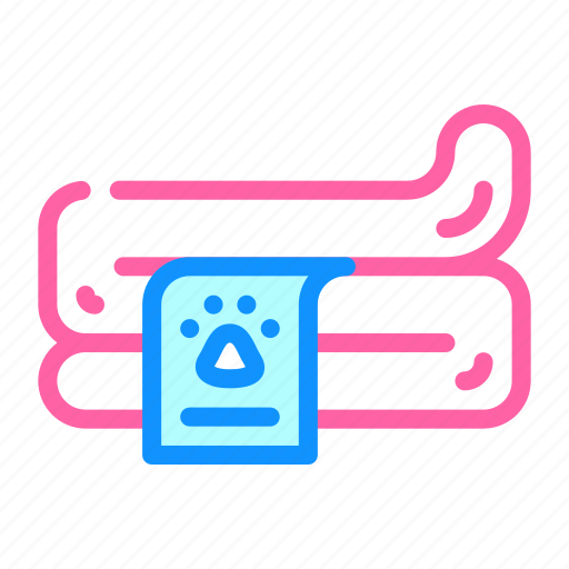 Towel, domestic, animal, pet, table, examination icon - Download on Iconfinder