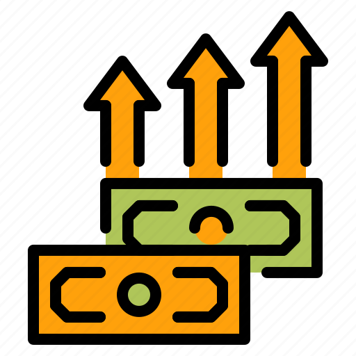 Growth, increase, arrow, business, chart, investment, dollar icon - Download on Iconfinder