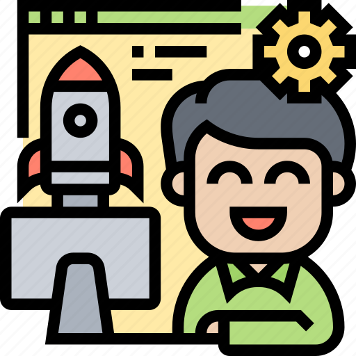 Startup, business, launch, product, introduction icon - Download on Iconfinder