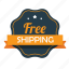 ecommerce, emblem, free, free shipping, guarantee, shipping, shop 