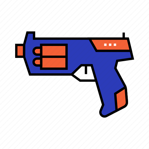 Gun, toy, war, marine, police, shoot icon - Download on Iconfinder