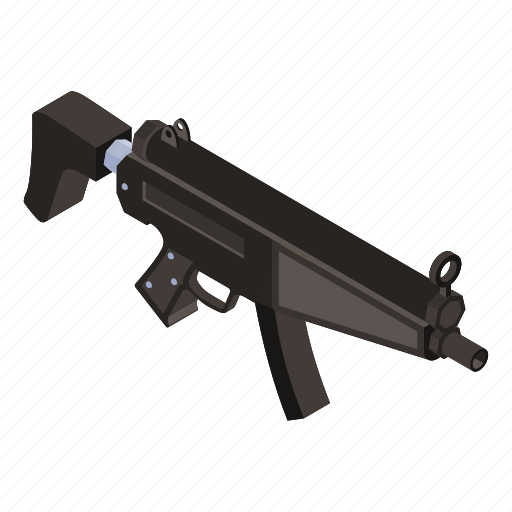 Gun, weapon, gun machine, automatic gun, firearm icon - Download on Iconfinder