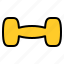 fitness, gym, sport, dumbbell, weight, football 