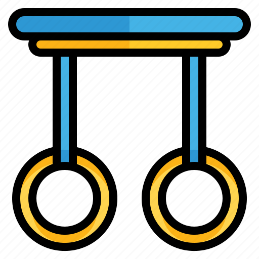 Fitness, gym, sport, balance, exercise, gymnastics, rings icon - Download on Iconfinder