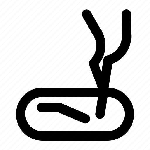 Bike, gym, line, stationery bike icon - Download on Iconfinder