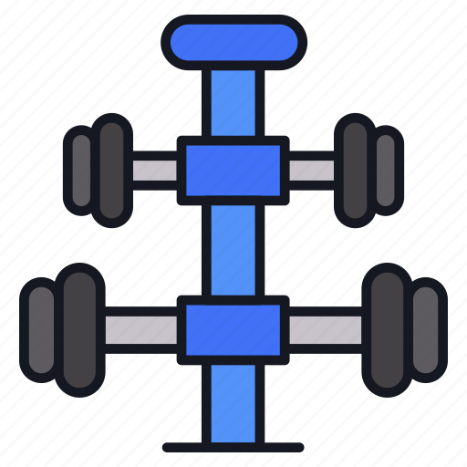 Gym, sports and competition, fitness, weightlifting, workout, barbell, weights icon - Download on Iconfinder
