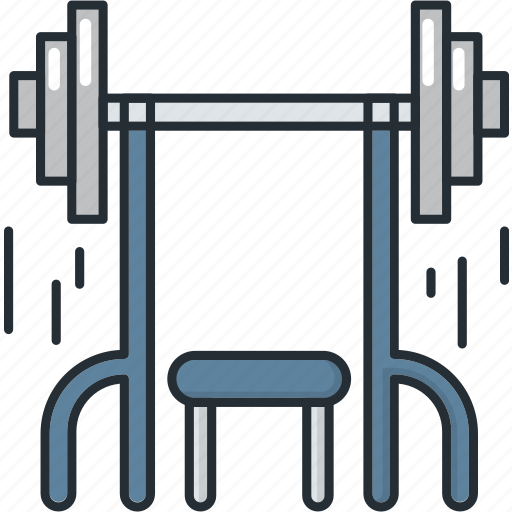 Bench, exercise, fitness, press, sports, training, workout icon - Download on Iconfinder