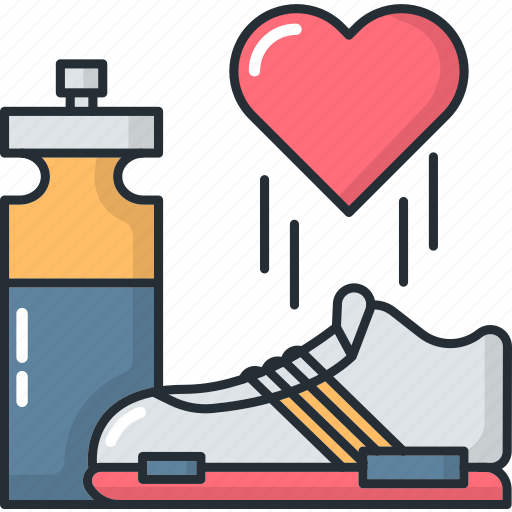 Health, heart, heathy, love, running, training, workout icon - Download on Iconfinder