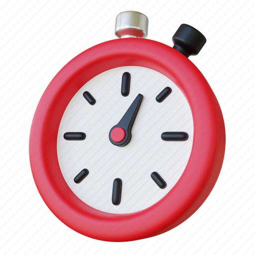 Stopwatch, timer, time, tracking, cardio, countdown, marathon 3D illustration - Download on Iconfinder