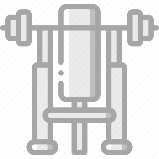 Bench, equipment, fitness, gym, health, press icon - Download on Iconfinder