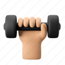 weightlifting, hand, gesture, strong, workout 