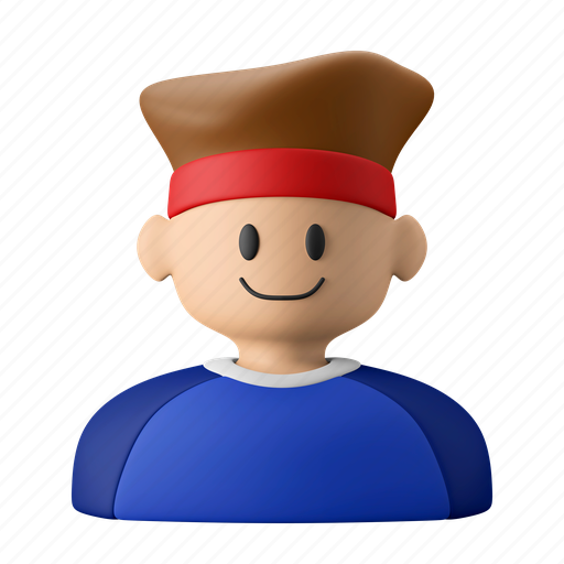 Membership, male, gym, avatar, profile 3D illustration - Download on Iconfinder