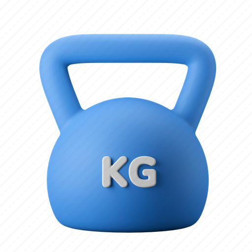 Kettlebell, heavy, weight, workout, gym 3D illustration - Download on Iconfinder
