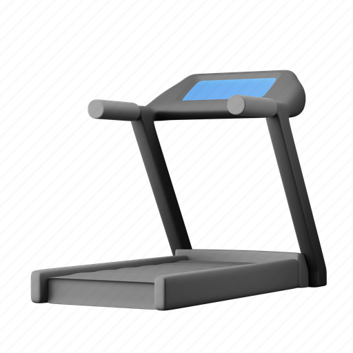 Treadmill, exercise, running, fitness, gym 3D illustration - Download on Iconfinder