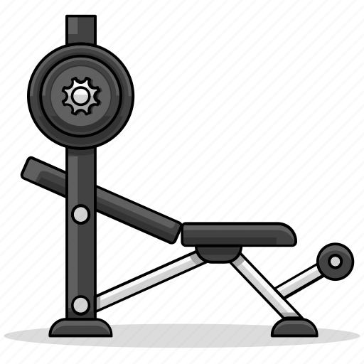 Gym, fitness, machine, equipment, workout, barbell bench icon - Download on Iconfinder