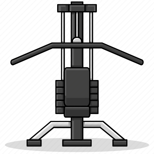 Gym, fitness, machine, equipment, workout, strength icon - Download on Iconfinder