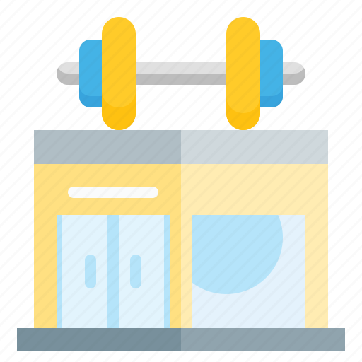 Fitness, gym, sport, building, dumbbell, healthy, training icon - Download on Iconfinder