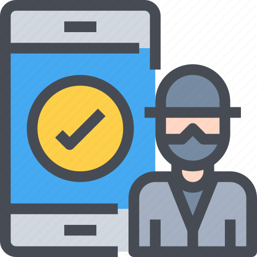 Hacker, hacking, protection, secure, security, smartphone icon - Download on Iconfinder