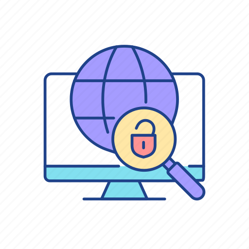 Attack detecting, dns tunneling, cyberattack, hacker icon - Download on Iconfinder