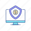 internet secutiry, safe payment, financial security, protective software 