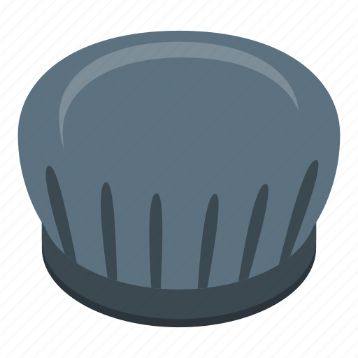 Grey, protective, hat, isometric icon - Download on Iconfinder