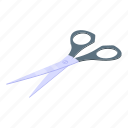 scissors, isometric, cut