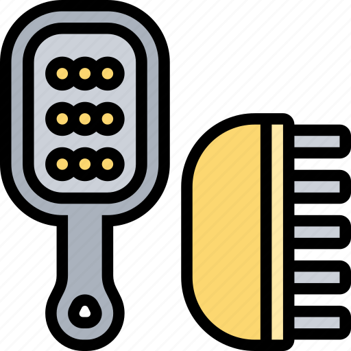 Hairbrush, comb, hair, care, accessory icon - Download on Iconfinder