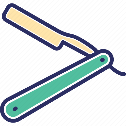 Barber razor, open razor, razor, shave, shaving razor icon - Download on Iconfinder