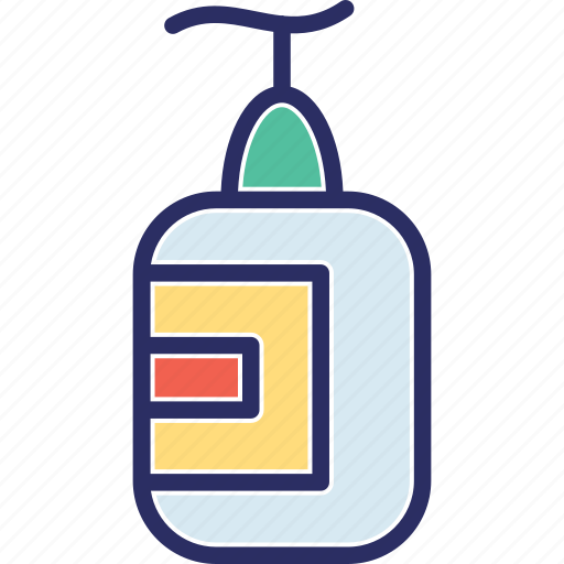 Bottle, liquid soap, shampoo, shampoo bottle, soap dispenser icon - Download on Iconfinder