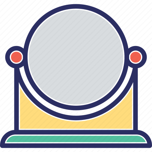 Bathroom mirror, folding mirror, look, mirror, pedestal mirror icon - Download on Iconfinder