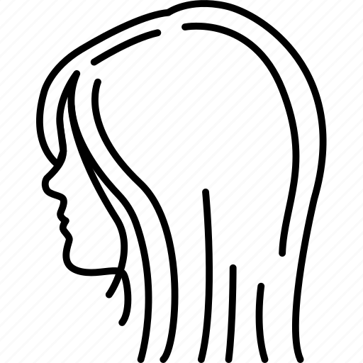 Woman, styling, brown, haired, hairstyle icon - Download on Iconfinder